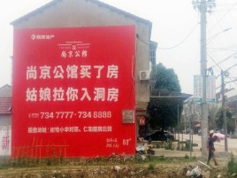 鹰潭墙体广告在乡镇、农村市场的媒体优势
