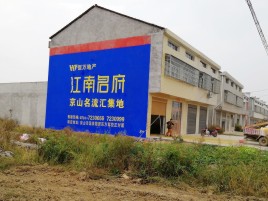 鹰潭农村墙体广告在不同形式上面展现的不同特色